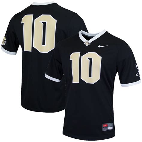 ucf knights nike college replica football jersey black|ucf football jersey.